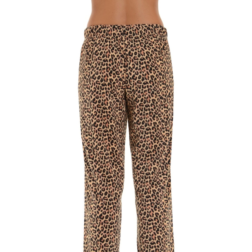 Carole Hochman Leopard Print Pajama Bottoms